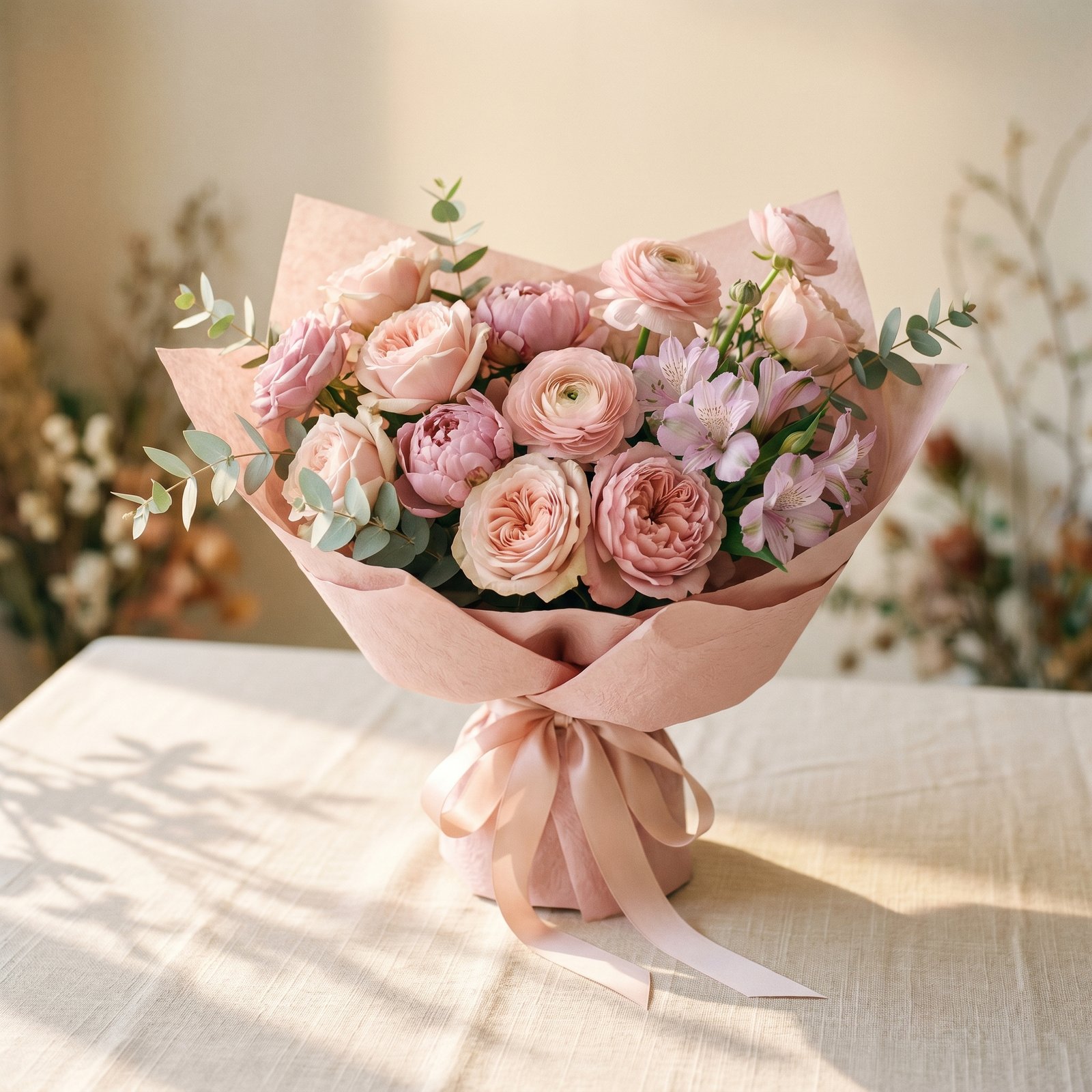Buquê Tons Rosés